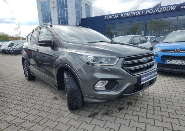 Ford Kuga cena 69900 przebieg: 130177, rok produkcji 2017 z Włodawa małe 172